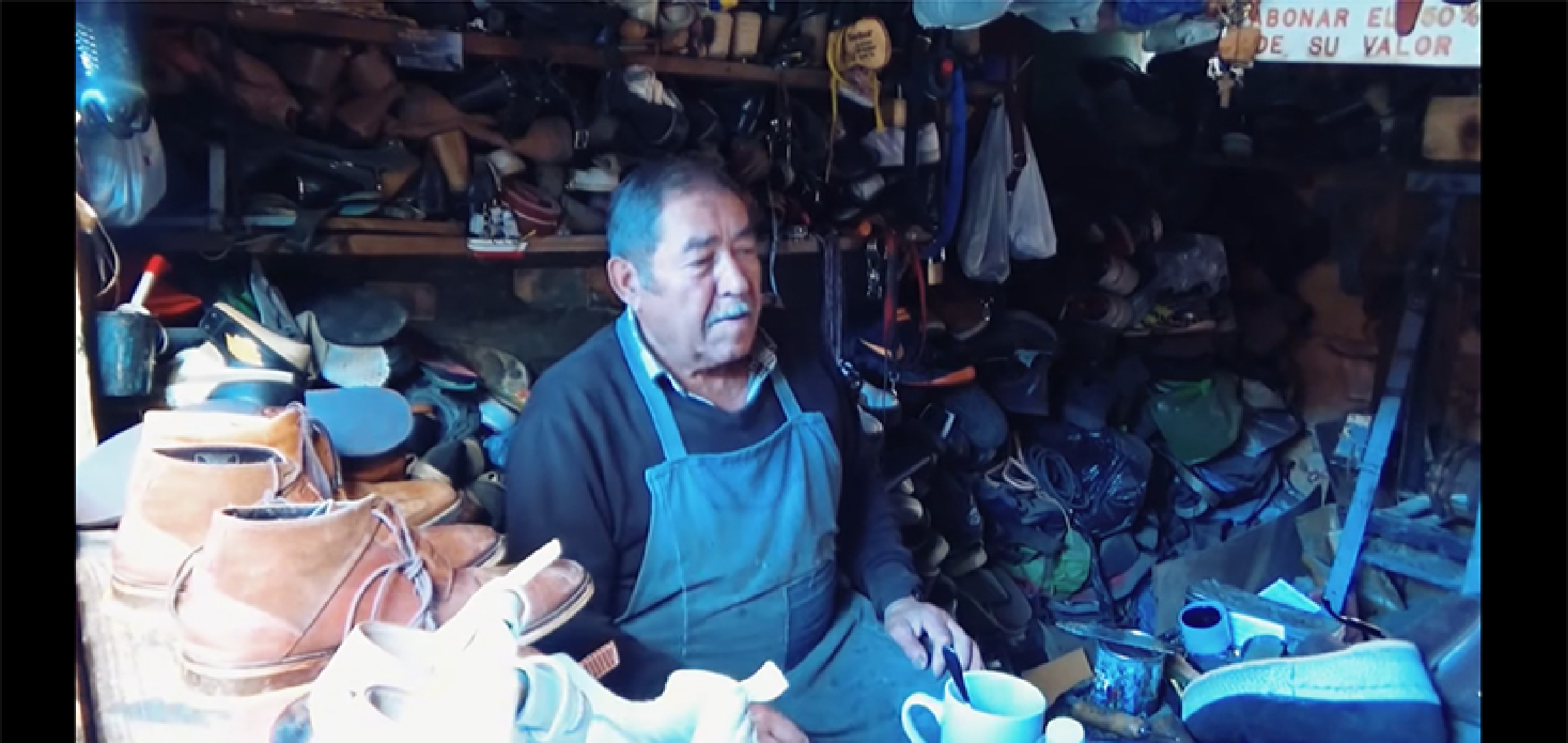 El último zapatero del sector oriente de Rancagua