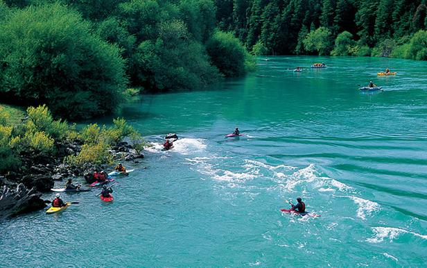 Paisajes y deporte extremo en el Río Futaleufú